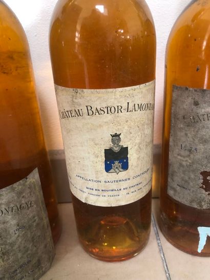 5 bouteilles Bastor Lamontagne
x2 1975, 
x1...