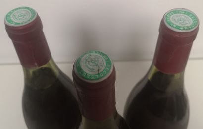 3 Bottles CLOS DE LA ROCHE Grand cru - PONSOT...