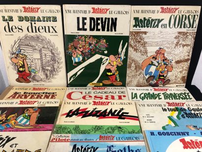 LOT de BD - ASTERIX :
Seize albums dont une...