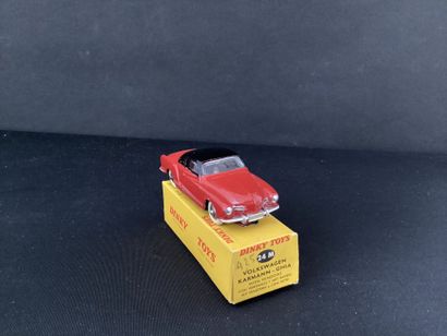 DINKY TOYS:
Volkswagen Karmann Ghia, red...