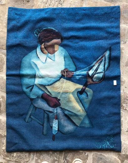 Louis TOFFOLI
The spinner
Silkscreen in Aubusson...