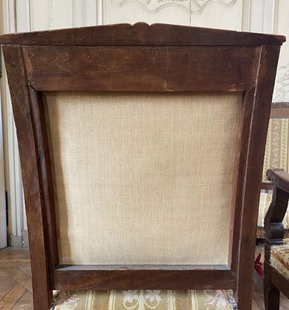 Suite of four mahogany and mahogany veneered...