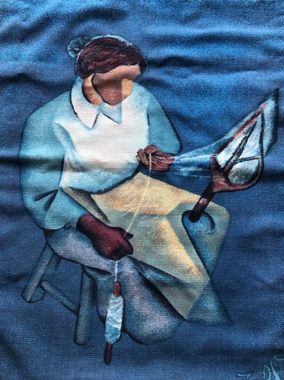Louis TOFFOLI
The spinner
Silkscreen in Aubusson...