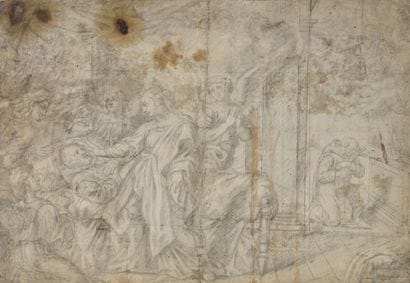 18th-century FRENCH school
Study sheet with...