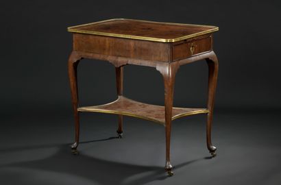 Mahogany and mahogany veneer coffee table,...
