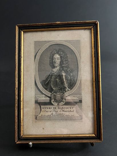 After Hyacinthe RIGAUD
Henri d'Harcourt (1654-1718)
Engraving,...