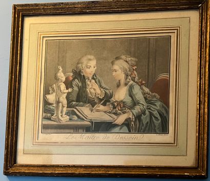 After HUET, engraved by BONNET
The Drawing...