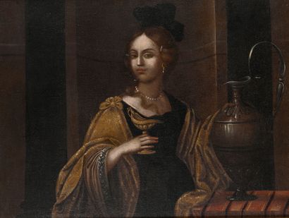 17th century ITALIAN school
Artemisia
Canvas.
Old...