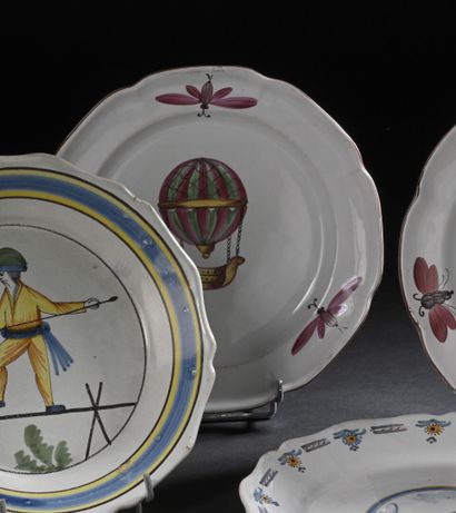 LES ISLETTES, late 18th century
Polychrome...