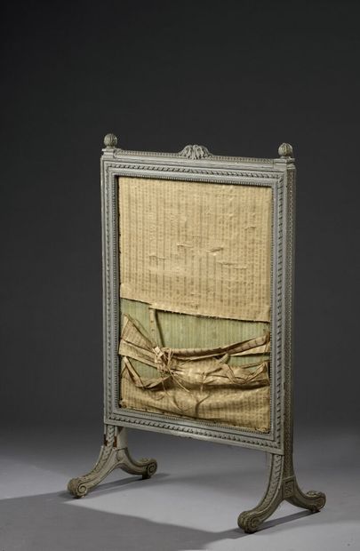 Fireplace screen stamped G. Jacob Louis XVI...