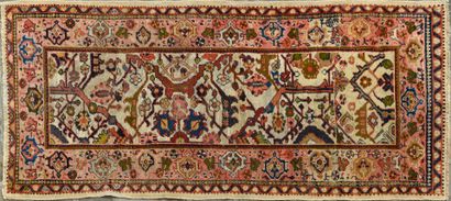 PERSE
Beige carpet. Damage.
100 x 230 cm