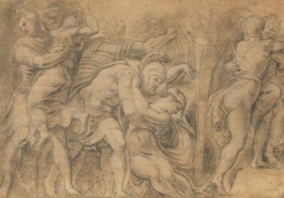 17th century FLEMISH school
The Abduction...