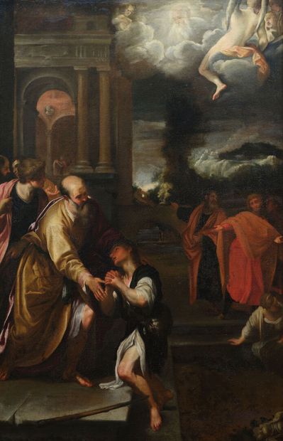 BOLONIAN school circa 1620, follower of Annibale...