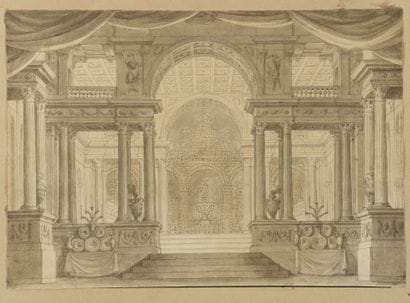 18th century FRENCH SCHOOL
Architectural...