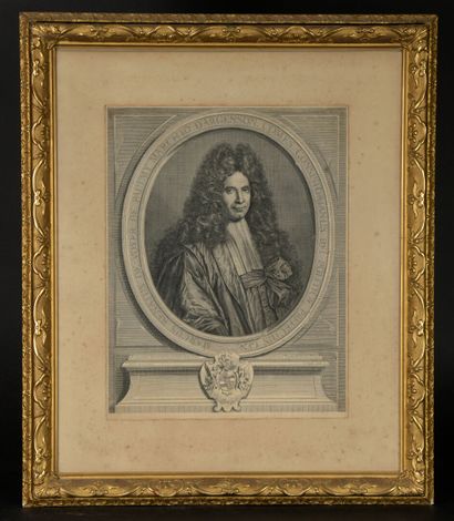 After Hyacinthe RIGAUD, engraved by DUFLOS
Marc...