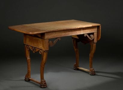 Restoration-period lady's desk in bird's-eye...
