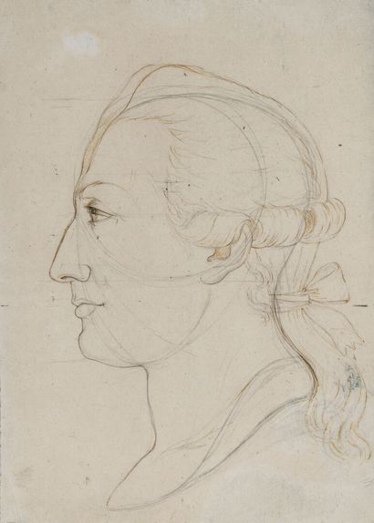 18th-century FRENCH school
Study sheet with...