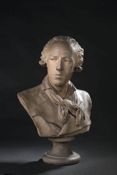 19th century FRENCH SCHOOL
Portrait of an...