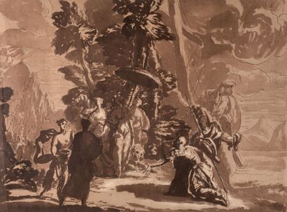 18th century ITALIAN school
The Meeting of...