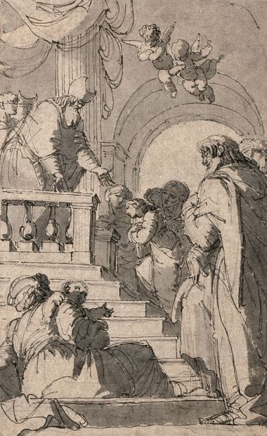 18th century ITALIAN school, entourage of...