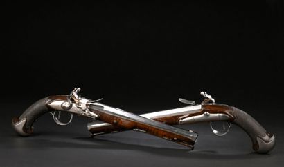 Pair of Officer's pistols, flintlock.
Flintlock...
