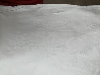 Two tablecloths from a single dinner service...