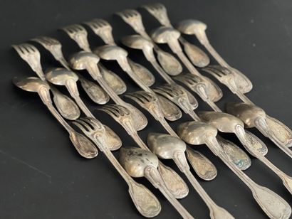 Part of a Minerva hallmarked silver dinner...