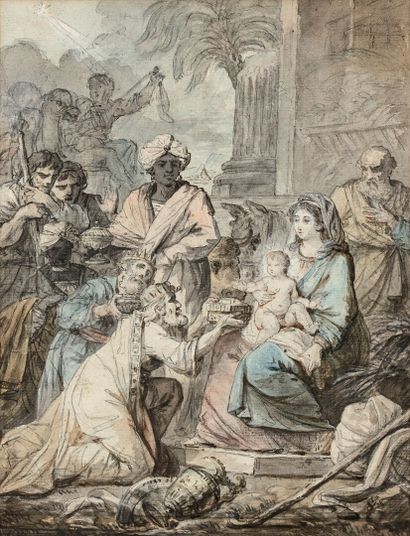 18th century FRENCH SCHOOL
Adoration of the...