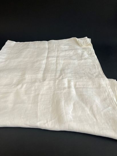 La Bataille de Fontenoy, historiated linen...