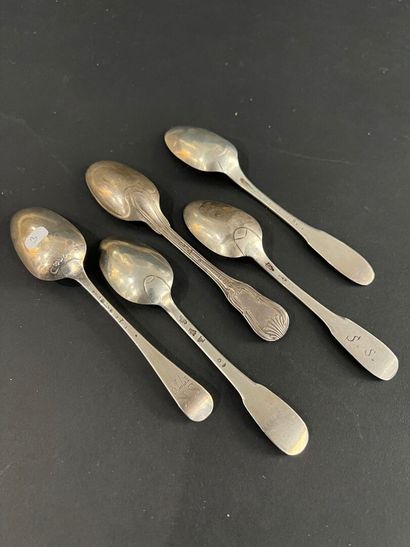 PARIS 1744-1745
Silver coffee spoon of the...