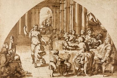School of Pietro TESTA
The Dance of Salome
Pen...