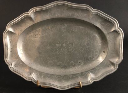 Pewter ceder dish dated 1789
Inscriptions...