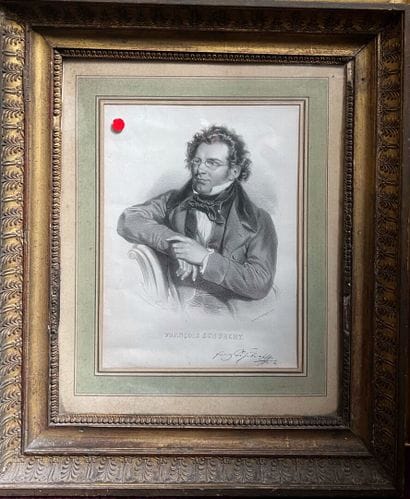 Engraved by THIERRY
Schubert
Antique proof.
26...