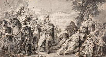 18th century ITALIAN school
Alexander and...
