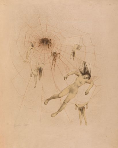 Jean VEBER
L'Araignée, 1897, lithograph,...