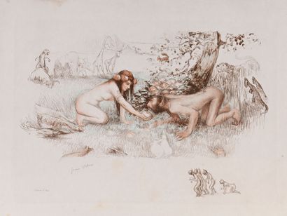 Jean VEBER
Adam et Eve, 1902, lithograph,...