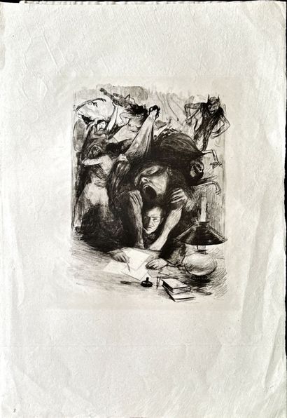 Jean VEBER
L'Araignée, 1897, lithograph,...