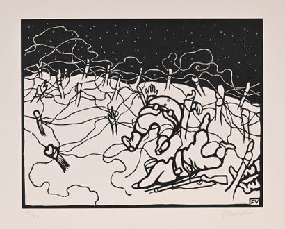 Félix VALLOTTON
Les Fils de fer and Le Guetteur,...