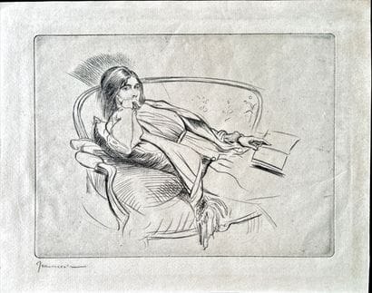 Pierre-Georges JEANNIOT
Au Restaurant, eau-forte...