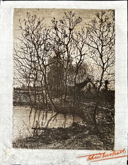Theodoor VERSTRAETE
Les Pêcheurs, etching,...