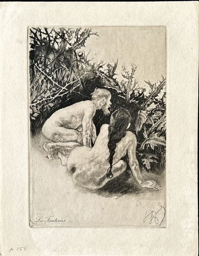 Louis LEGRAND
Délassement, 1901, eau-forte...