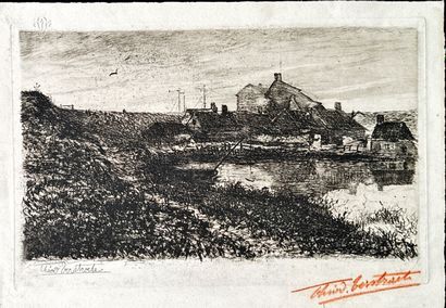Theodoor VERSTRAETE
Les Pêcheurs, etching,...