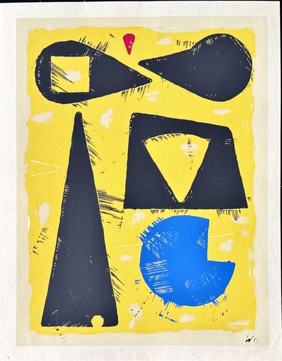 Paul JENKINS
Sans titre, lithographie, 37...