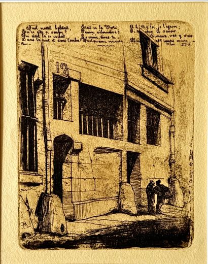 Charles MERYON
La Tourelle, rue de la Tixeranderie...