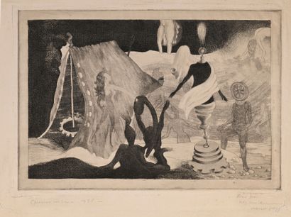 Marcel JEAN
La Conjuration, 1935, eau-forte...