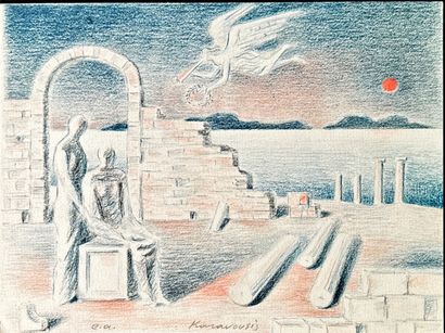 Sarandis KARAVOUSIS
Le Bol fumant, lithographie,...
