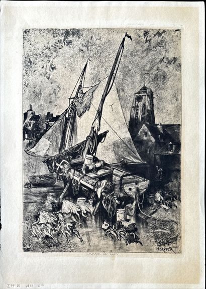 Louis-Adolphe HERVIER
Six eaux-fortes par...