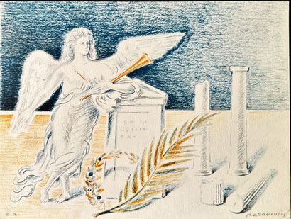Sarandis KARAVOUSIS
Le Bol fumant, lithographie,...