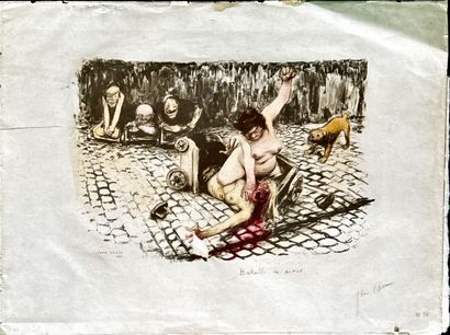 Jean VEBER
Dans le ruisseau, 1894, lithograph,...