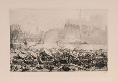 Auguste LEPERE
Le Marché aux pommes, 1917,...